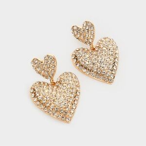 Princess Polly Heart Earrings